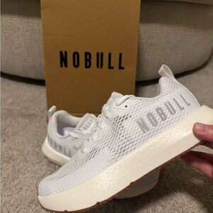 NOBULL Women's White Drive Mesh Sneakers